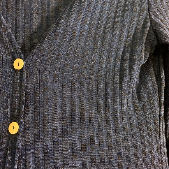 Blue long sleeve cardigan - Picture 1 of 2